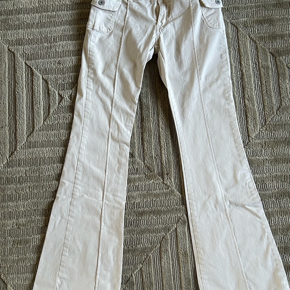 Chic Cream Flare Pants